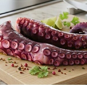 Cooked Sliced Tentacles